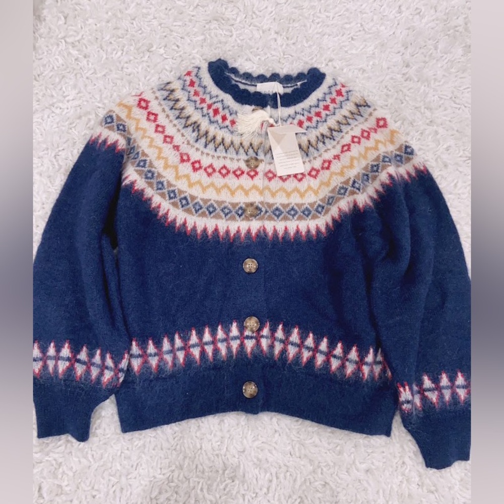 Doen Multicolor Patterned Cardigan - image 4